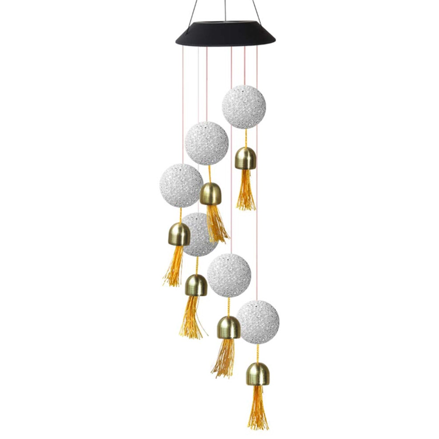 8318 Solar Crystal Ball Wind Chime, Color Changing Solar Powered LED Hanging Wind Chime Light Mobile for Patio Yard Garden Home Outdoor Night Decor, Gifts 8318 Solar Crystal Ball Wind Chime, Color Changing Solar Powered LED Hanging Wind Chime Light Mobile for Patio Yard Garden Home Outdoor Night Decor, Gifts